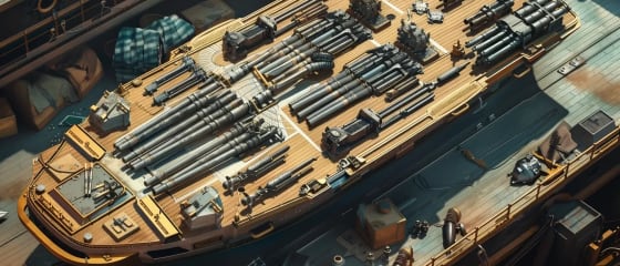 Master the High Seas: Laivapäivitykset ja aseiden piirustukset kallossa ja luussa